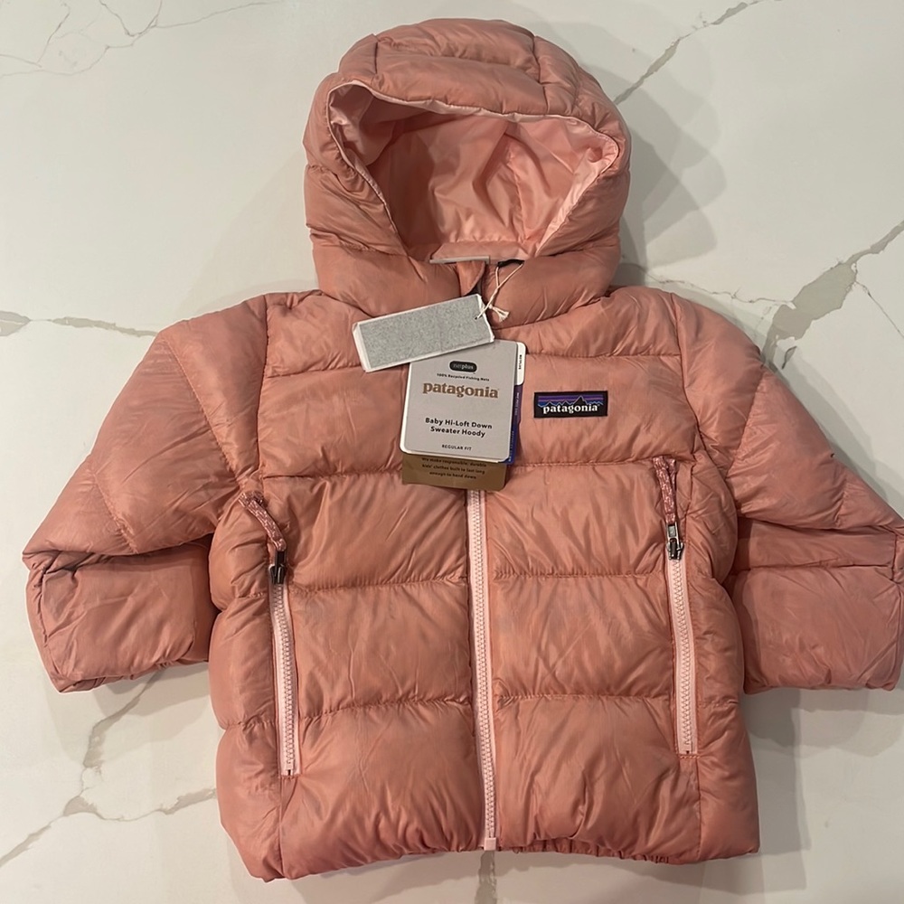 NWT PATAGONIA BABY HI-LOFT SWEATER HOODY